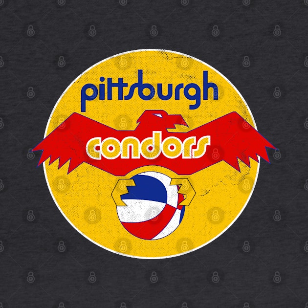 Vintage Pittsburgh Condors ABA Basketball 1971 by LocalZonly